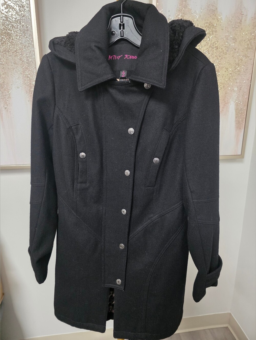 Betsy Johnson Wool Blend Coat